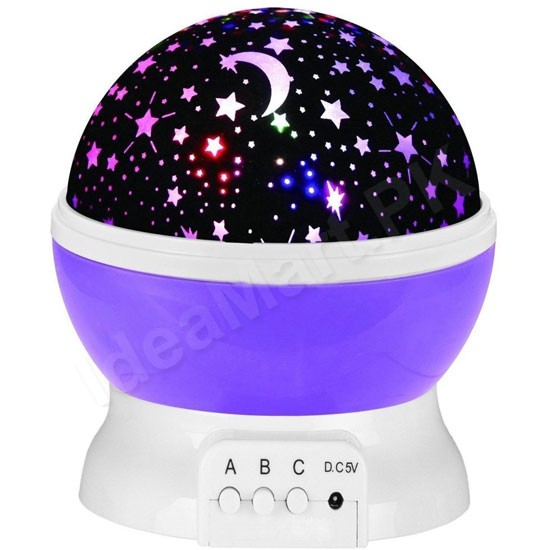 Rotating Star LED Night Lamp Projector