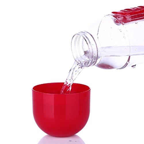 2 in 1 Usage Weekly Medicine/Vitamins Pill Box Organizing Water Bottle - Image 2