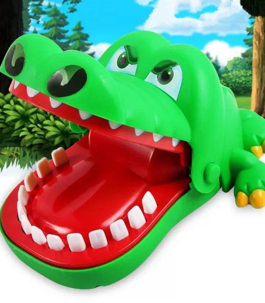 Kids Alligator Biting Finger Dentist Game