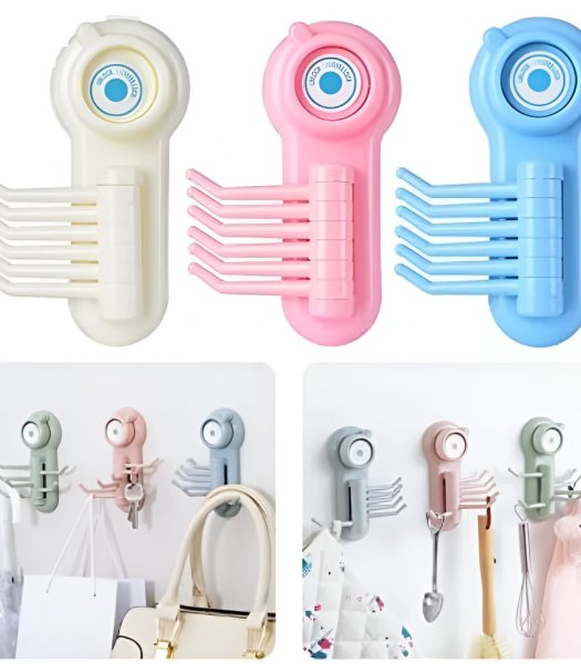 Strong Self-Adhesive Suction Hooks - 6 Pack