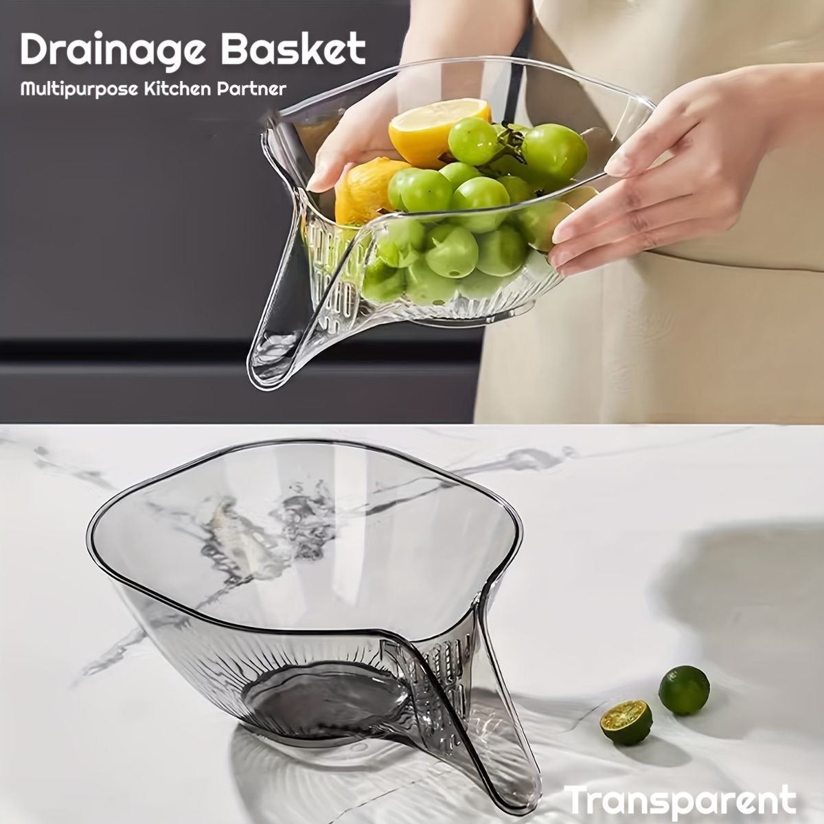 Multipurpose Drainage Vegetable/Fruits Basket