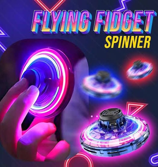Rechargeable Flying Fidget Spinner