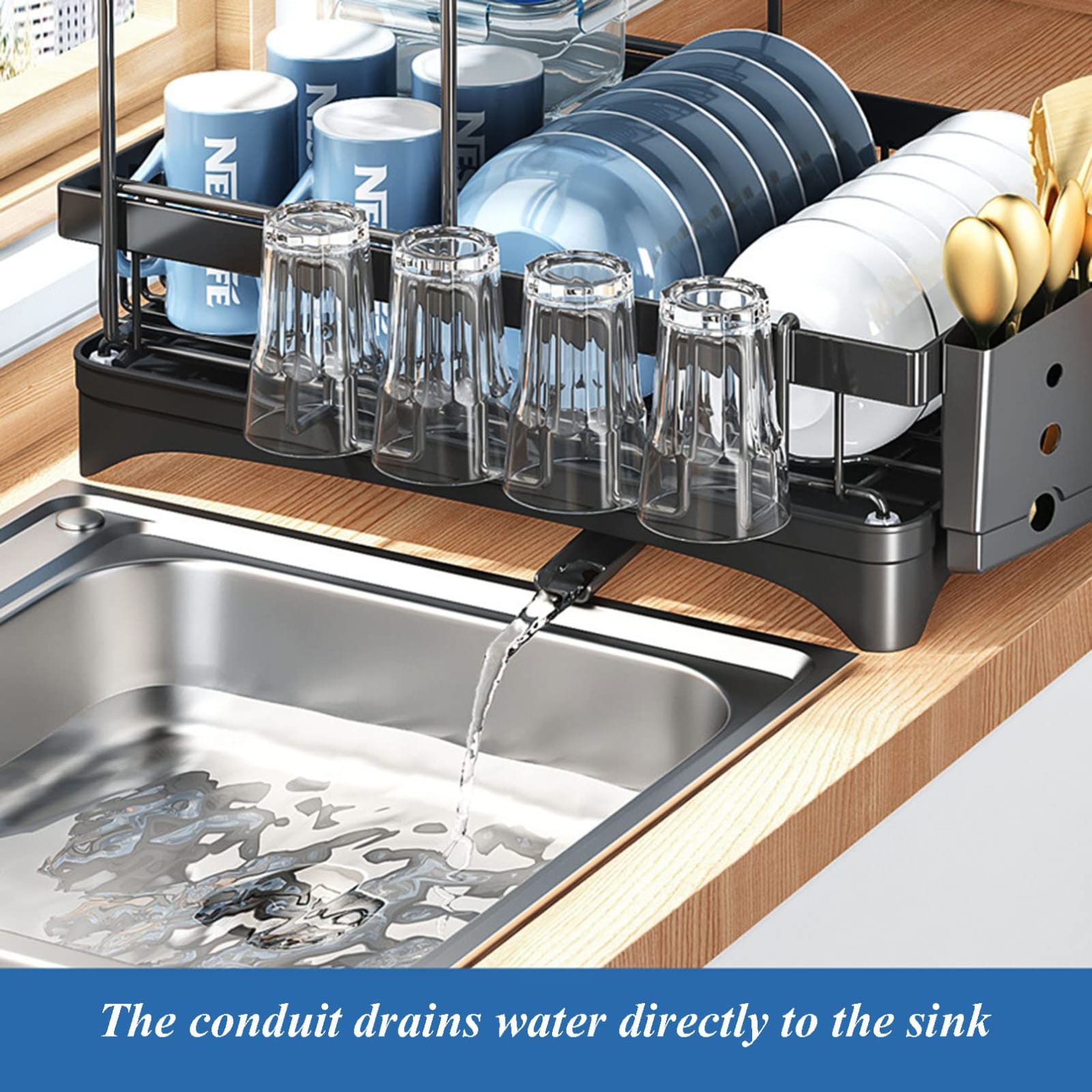 High Quality Kitchen Sink Dish Drying Rack - Image 4