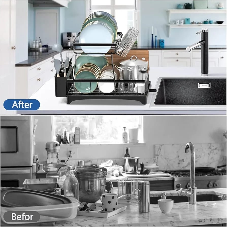 High Quality Kitchen Sink Dish Drying Rack - Image 2