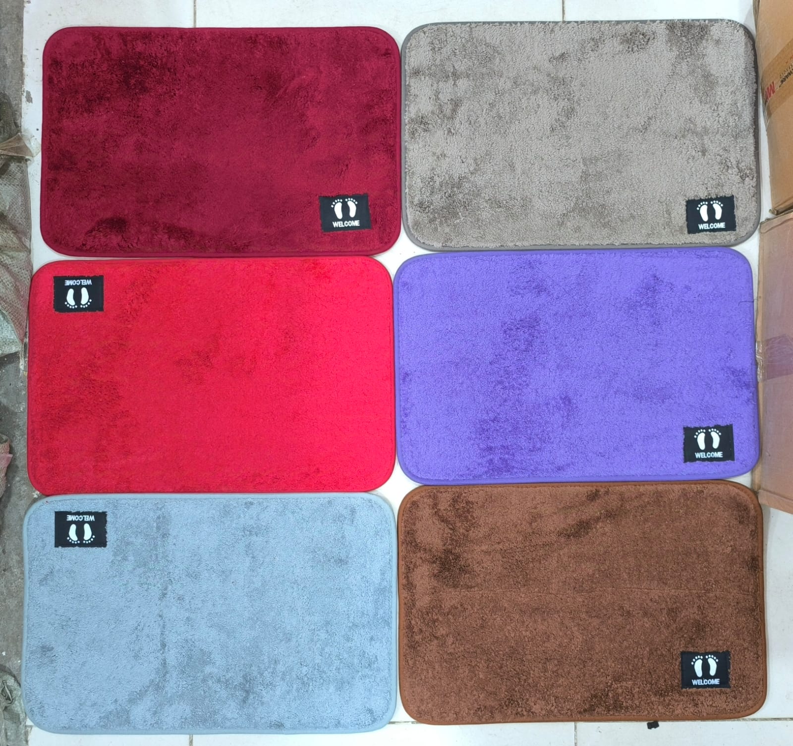 Bathroom Door Mat Non-Slippery 40 x 60cm