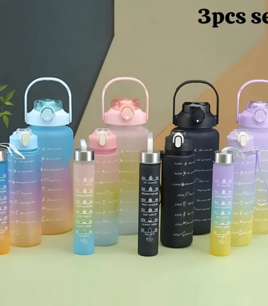Water Bottle Set High Quality Plastic Material