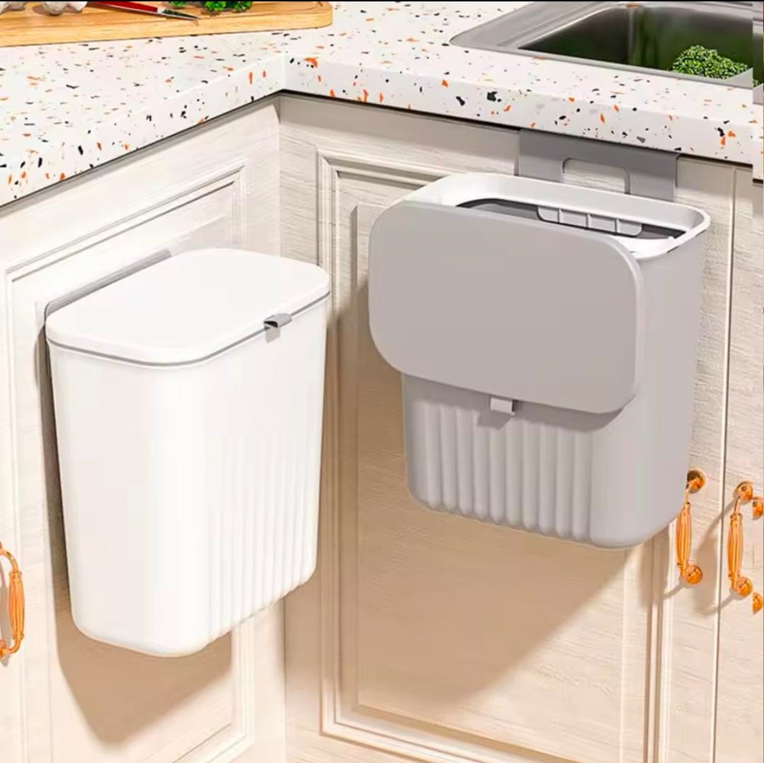 Sliding Trash Bin - Dust Bin For Wall & Cabinet
