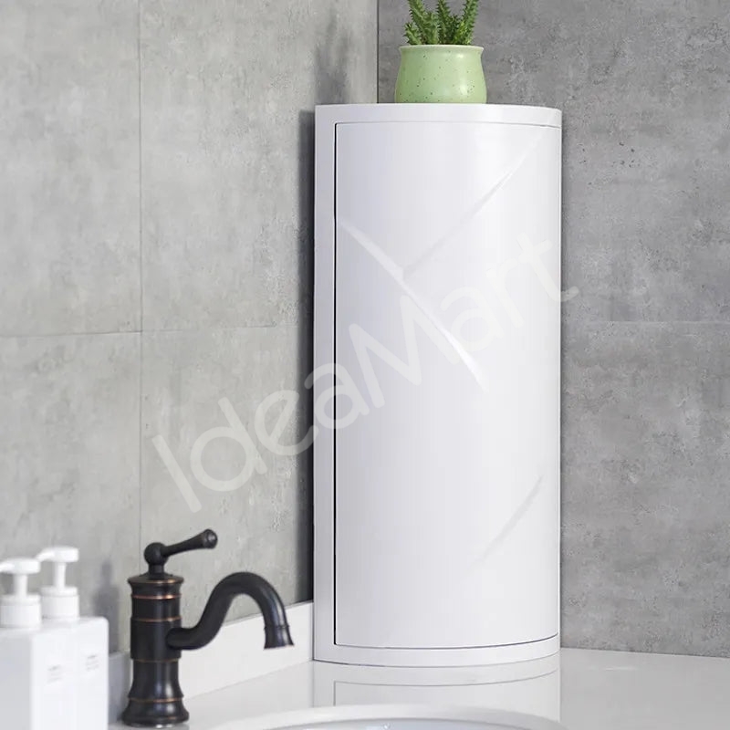 bathroom-rotating-triangle-rack-suction-wall-storage-dustproof-and-waterproof-rack-product-image
