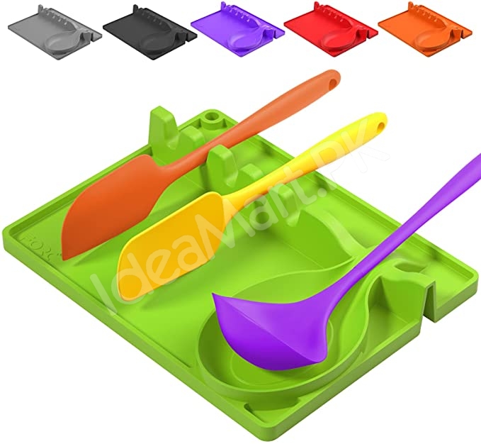 2-in-1-silicone-spoon-utensil-holder-with-drip-pad-5-slots-for-stovetop-use-product-image