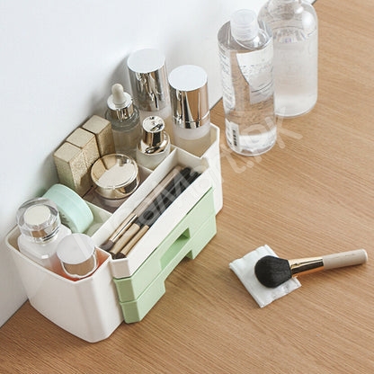 makeup-storage-organizer-with-6-grids-2-drawers-plastic-for-desktop-cosmetic-storage-product-image