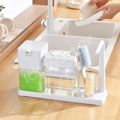 3-in-1-kitchen-soap-dispenser-hand-cleaner-soap-jar-with-brush-organizer-product-image