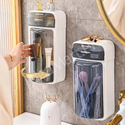 wall-mounted-plastic-rotatable-split-storage-box-for-bathroom-dressing-table-product-image