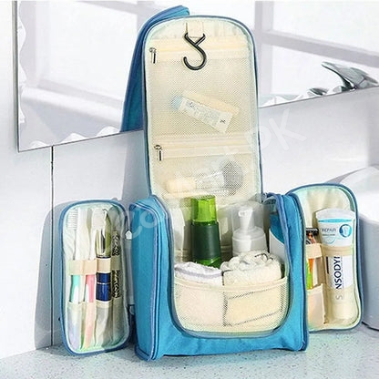 nylon-washable-organizer-bag-with-hanging-hook-8-compartment-for-cosmetic-storage-product-image