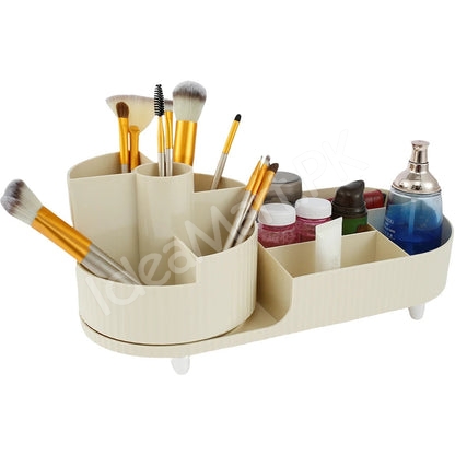 plastic-360-rotating-makeup-organizer-with-brush-holder-9-compartments-for-vanity-bathroom-product-image