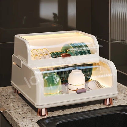 plastic-double-layer-dish-rack-with-lid-for-utensil-organization-product-image