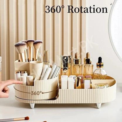 plastic-360-rotating-makeup-organizer-with-brush-holder-9-compartments-for-vanity-bathroom-product-image
