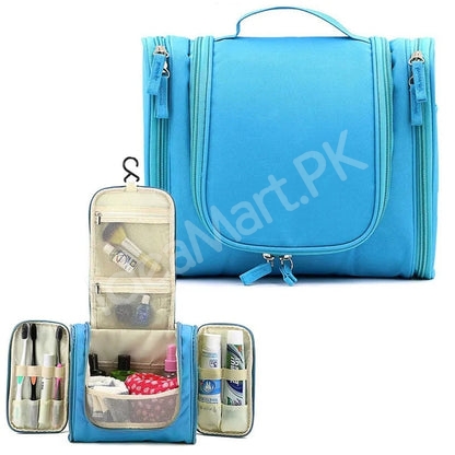 nylon-washable-organizer-bag-with-hanging-hook-8-compartment-for-cosmetic-storage-product-image