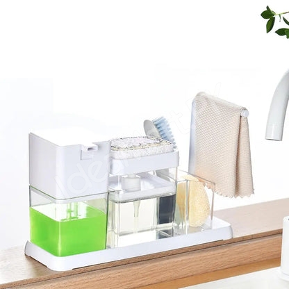 3-in-1-kitchen-soap-dispenser-hand-cleaner-soap-jar-with-brush-organizer-product-image
