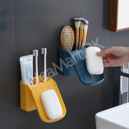 2-in-1-plastic-wall-mounted-toothbrush-soap-holder-for-bathroom-organization-product-image