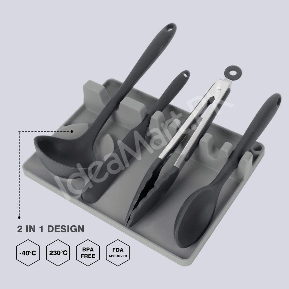 2-in-1-silicone-spoon-utensil-holder-with-drip-pad-5-slots-for-stovetop-use-product-image