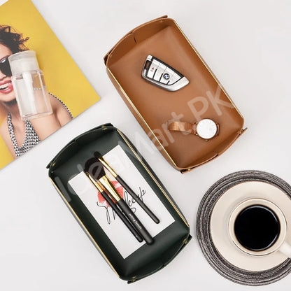 leather-collapsible-storage-tray-for-desktop-jewelry-organization-product-image