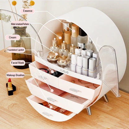 portable-plastic-waterproof-cosmetics-storage-box-with-3-drawers-lipstick-holder-for-makeup-organizer-product-image