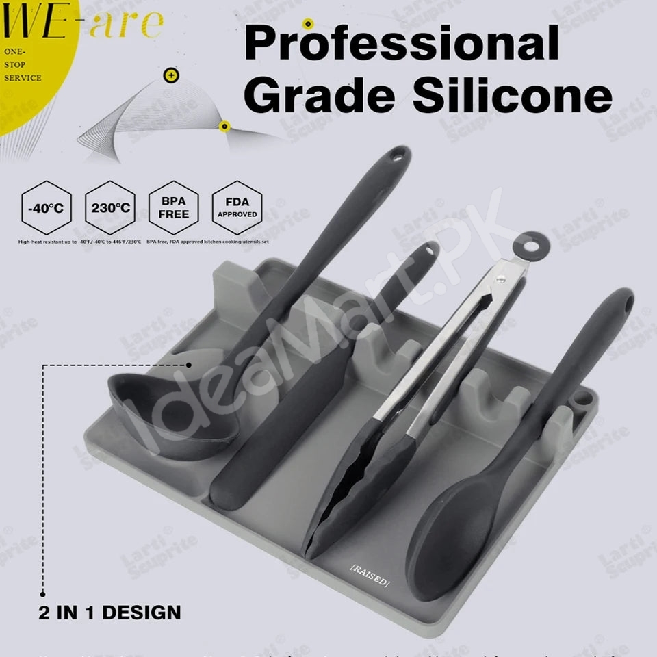 2-in-1-silicone-spoon-utensil-holder-with-drip-pad-5-slots-for-stovetop-use-product-image