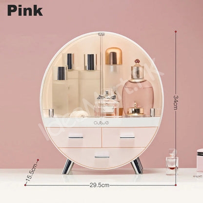 portable-plastic-waterproof-cosmetics-storage-box-with-3-drawers-lipstick-holder-for-makeup-organizer-product-image
