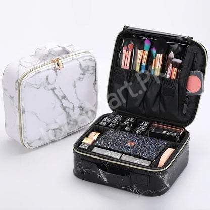 2-layer-portable-makeup-bag-with-multiple-grid-handle-for-toiletries-more-accessories-product-image