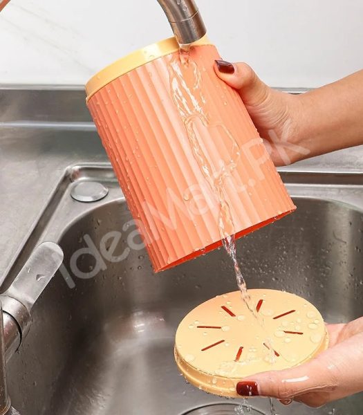 3-grid-plastic-cutlery-holder-with-transparent-lid-for-kitchen-countertop-or-drawer-organization-product-image