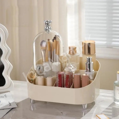 2-in-1-plastic-brush-holder-cosmetic-organizer-with-4-grids-for-vanity-table-product-image