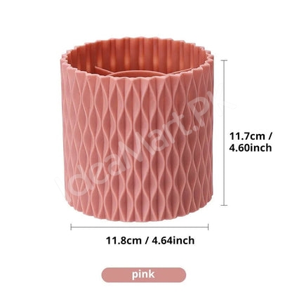 plastic-360-rotating-makeup-brush-holder-with-5-grids-for-vanity-desktop-storage-product-image