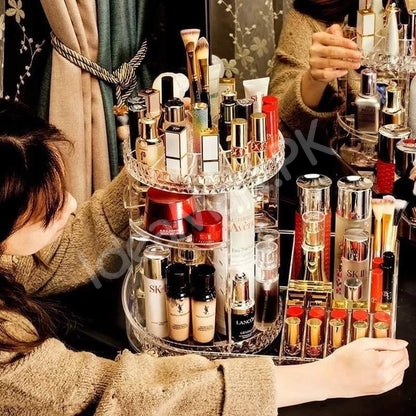 360-degree-rotating-cosmetic-organizer-with-lipstick-organizer-tray-product-image