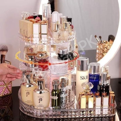 360-degree-rotating-cosmetic-organizer-with-lipstick-organizer-tray-product-image