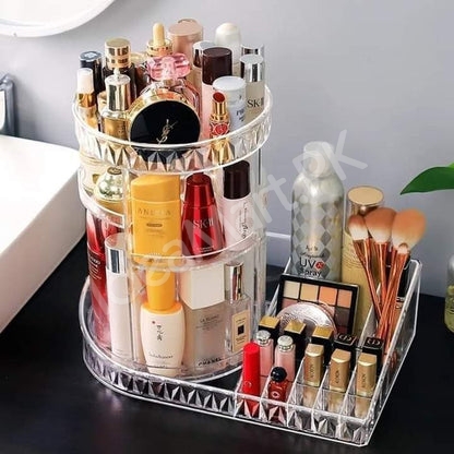 360-degree-rotating-cosmetic-organizer-with-lipstick-organizer-tray-product-image