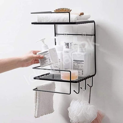 double-layer-metallic-multipurpose-shelf-for-kitchen-or-bathroom-product-image