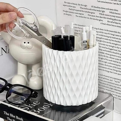 plastic-360-rotating-makeup-brush-holder-with-5-grids-for-vanity-desktop-storage-product-image