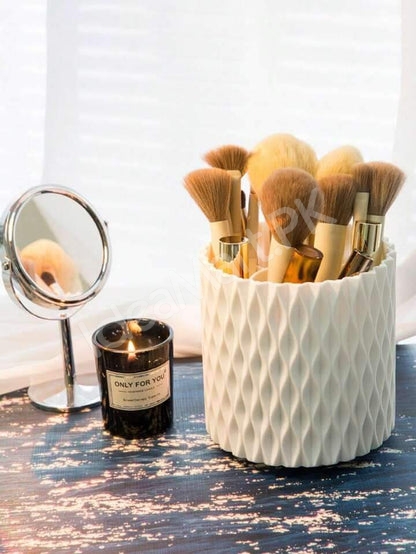 plastic-360-rotating-makeup-brush-holder-with-5-grids-for-vanity-desktop-storage-product-image