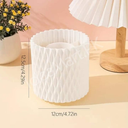 plastic-360-rotating-makeup-brush-holder-with-5-grids-for-vanity-desktop-storage-product-image