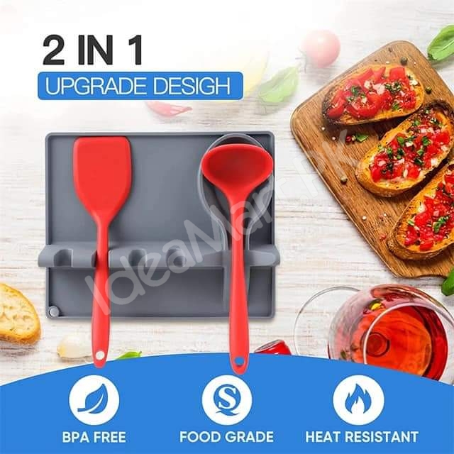 2-in-1-silicone-spoon-utensil-holder-with-drip-pad-5-slots-for-stovetop-use-product-image