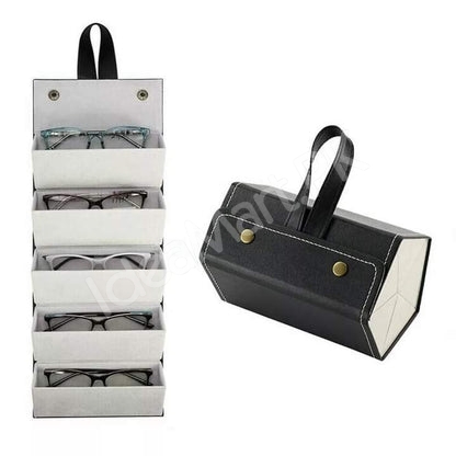 leather-5-grid-glasses-organizer-with-wall-hanging-for-sunglasses-storage-product-image