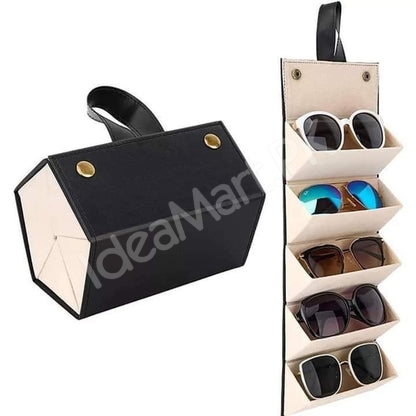 leather-5-grid-glasses-organizer-with-wall-hanging-for-sunglasses-storage-product-image