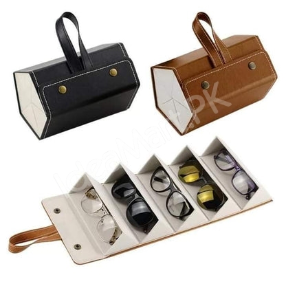 leather-5-grid-glasses-organizer-with-wall-hanging-for-sunglasses-storage-product-image