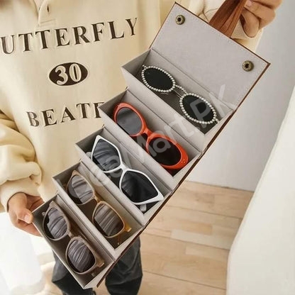 leather-5-grid-glasses-organizer-with-wall-hanging-for-sunglasses-storage-product-image