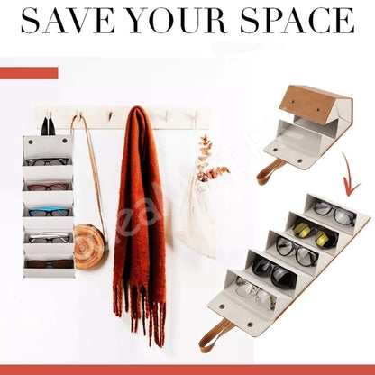 leather-5-grid-glasses-organizer-with-wall-hanging-for-sunglasses-storage-product-image