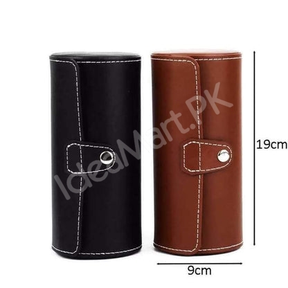 leather-3-grid-watch-pouch-with-lock-for-jewellery-more-product-image