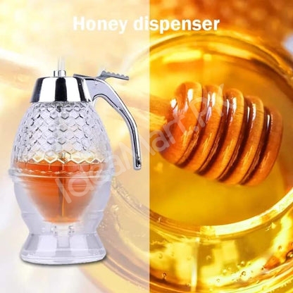 acrylic-honey-dispenser-with-stand-lid-for-syrup-sauce-product-image
