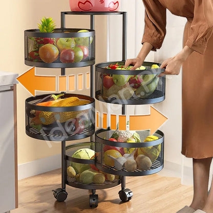 metallic-body-round-rotating-kitchen-organizer-with-wheels-product-image