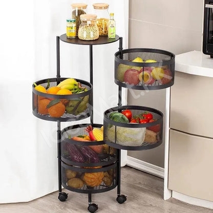 metallic-body-round-rotating-kitchen-organizer-with-wheels-product-image