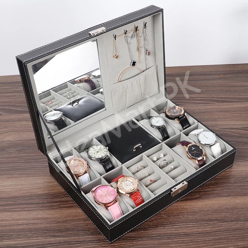 leather-watch-jewellery-organizer-with-inside-mirror-8-grid-storage-case-product-image
